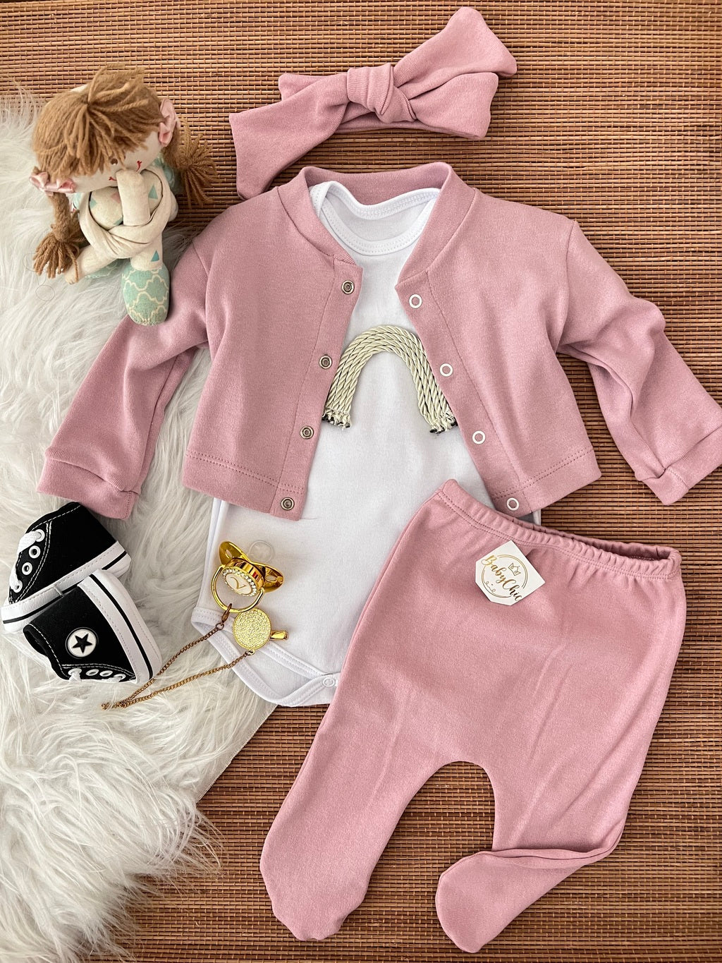 Kit estiloso em fio egípcio