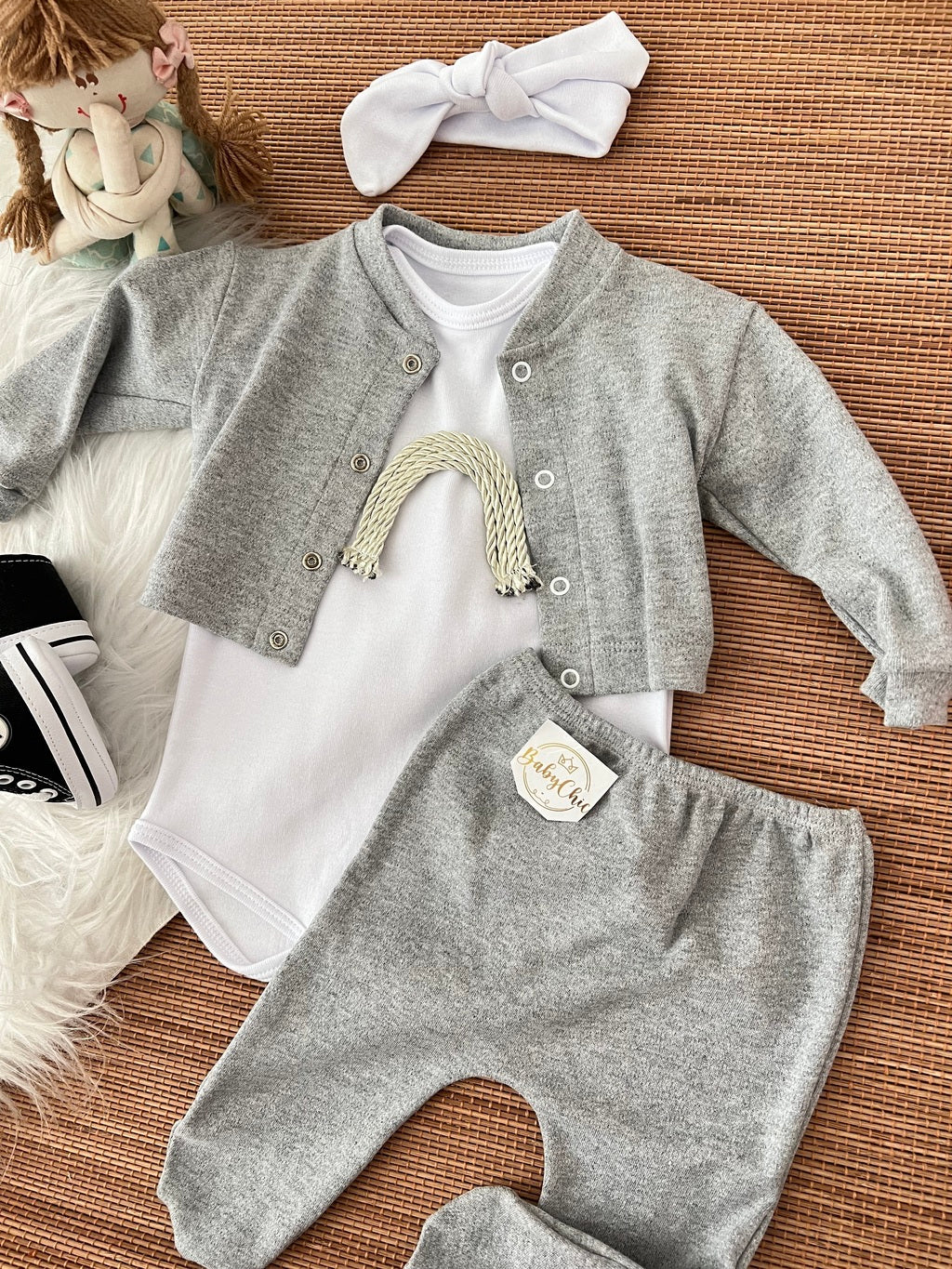 Kit estiloso em fio egípcio