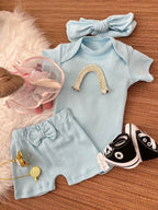 Kit basiquinho menina em fio egípcio