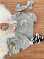 Kit basiquinho menina em fio egípcio