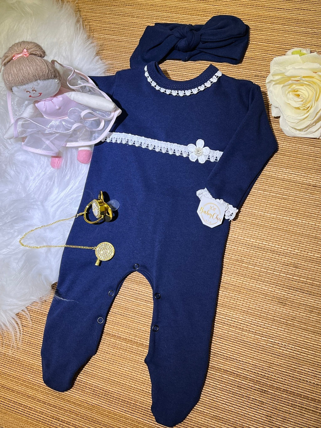 Macacão em fio Egípcio Luiza