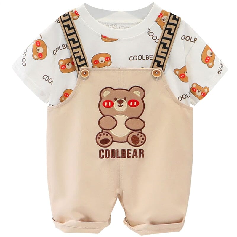 Jardineira Infantil Urso Legal