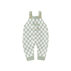 Jardineira Infantil Xadrez Bolsinho