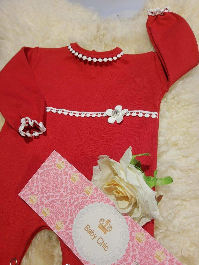 Macacão Luiza em fio egípcio hipoalergênicos